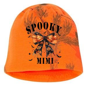 Spooky Mimi Funny Pumpkin Halloween Season Matching Family Kati - Camo Knit Beanie