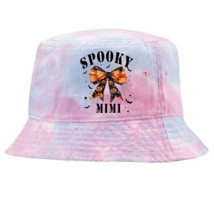 Spooky Mimi Funny Pumpkin Halloween Season Matching Family Tie-Dyed Bucket Hat