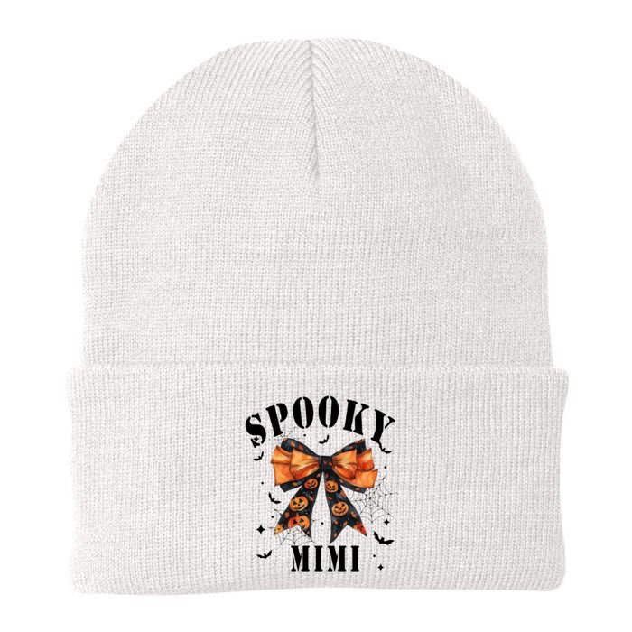 Spooky Mimi Funny Pumpkin Halloween Season Matching Family Knit Cap Winter Beanie