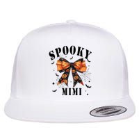 Spooky Mimi Funny Pumpkin Halloween Season Matching Family Flat Bill Trucker Hat