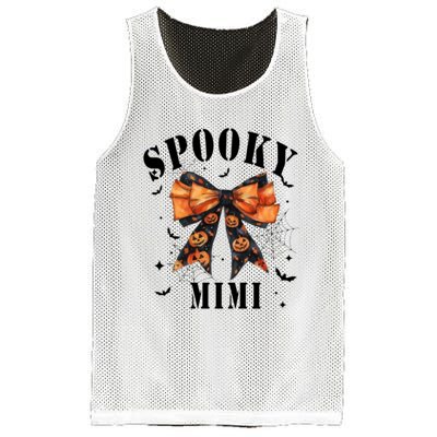 Spooky Mimi Funny Pumpkin Halloween Season Matching Family Mesh Reversible Basketball Jersey Tank