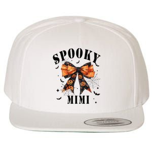 Spooky Mimi Funny Pumpkin Halloween Season Matching Family Wool Snapback Cap