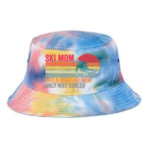 Ski Mom Funny Cute Winter Skiing Tie Dye Newport Bucket Hat