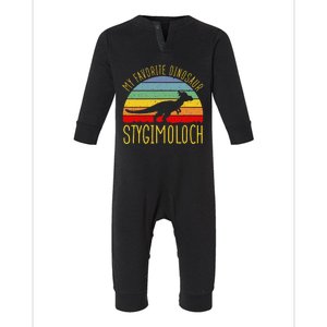 Stygimoloch My Favorite Dinosaur Dino Lover Infant Fleece One Piece