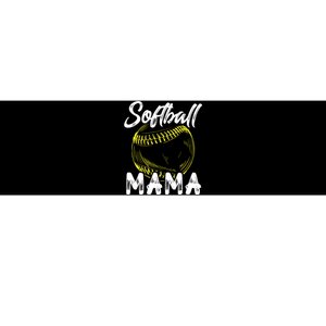 Softball Mama For Women Family Matching Players Mothers Day Bumper Sticker