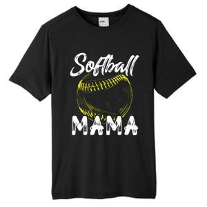 Softball Mama For Women Family Matching Players Mothers Day Tall Fusion ChromaSoft Performance T-Shirt