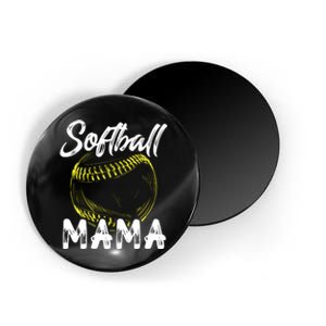 Softball Mama For Women Family Matching Players Mothers Day Magnet