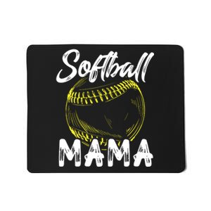 Softball Mama For Women Family Matching Players Mothers Day Mousepad