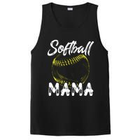 Softball Mama For Women Family Matching Players Mothers Day PosiCharge Competitor Tank