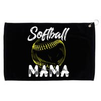 Softball Mama For Women Family Matching Players Mothers Day Grommeted Golf Towel