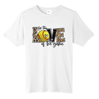 Softball Mom For The Love of The Game Softball Tall Fusion ChromaSoft Performance T-Shirt