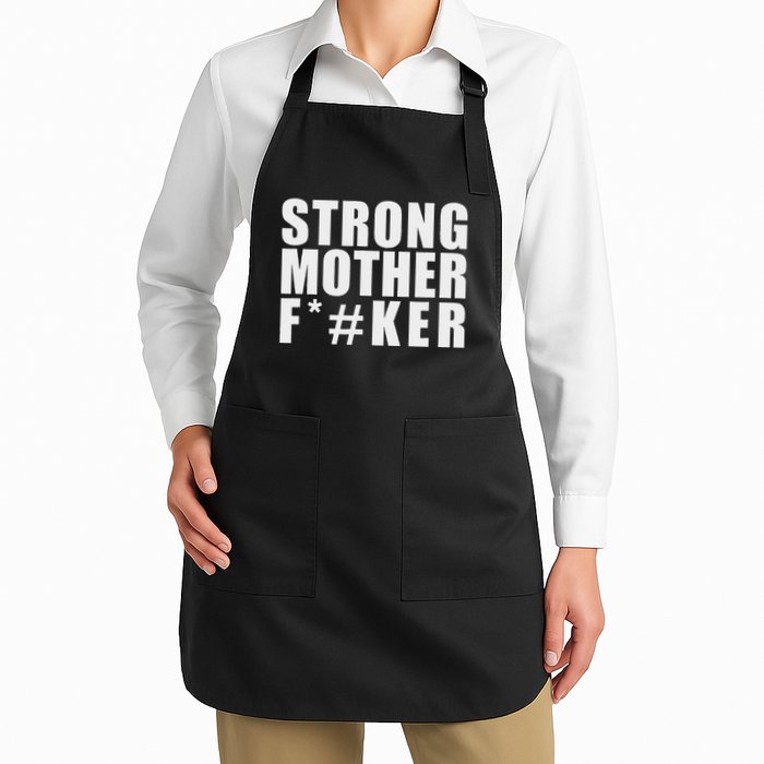 Strong Motherfucker Funny Gym Powerlifting Apron