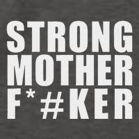 Strong Motherfucker Funny Gym Powerlifting Vector Backpack