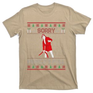 Sorry MericaS Full Funny Trump Maga Ugly Sweater Christmas T-Shirt