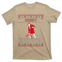 Sorry MericaS Full Funny Trump Maga Ugly Sweater Christmas T-Shirt