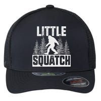 Squatchy Matching Family Bigfoot Little Squatch Flexfit Unipanel Trucker Cap