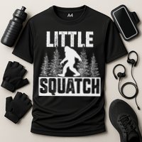 Squatchy Matching Family Bigfoot Little Squatch Performance Shirt