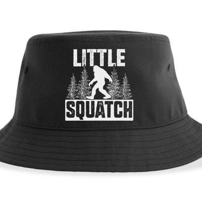 Squatchy Matching Family Bigfoot Little Squatch Sustainable Bucket Hat