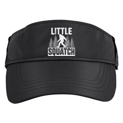 Squatchy Matching Family Bigfoot Little Squatch Adult Drive Performance Visor