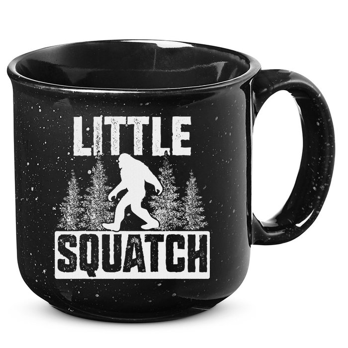 Squatchy Matching Family Bigfoot Little Squatch 15oz Campfire Ceramic Mug
