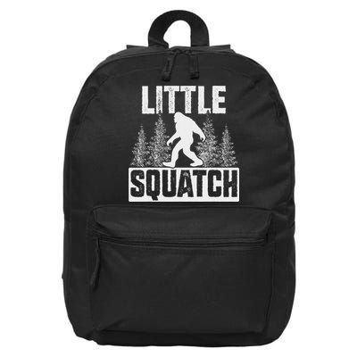 Squatchy Matching Family Bigfoot Little Squatch 16 in Basic Backpack