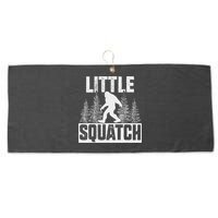 Squatchy Matching Family Bigfoot Little Squatch Large Microfiber Waffle Golf Towel