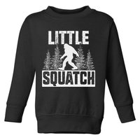 Squatchy Matching Family Bigfoot Little Squatch Toddler Sweatshirt