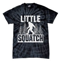 Squatchy Matching Family Bigfoot Little Squatch Tie-Dye T-Shirt