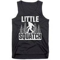 Squatchy Matching Family Bigfoot Little Squatch Tank Top
