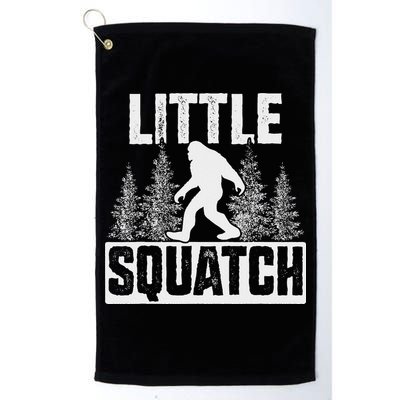 Squatchy Matching Family Bigfoot Little Squatch Golf Towel