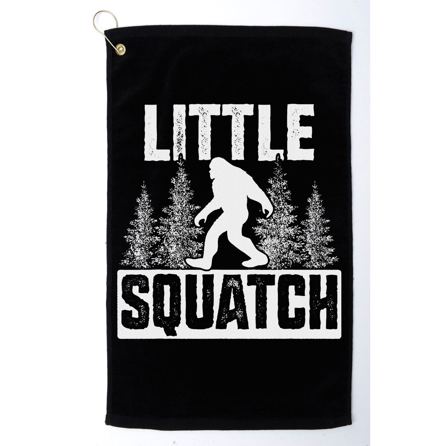 Squatchy Matching Family Bigfoot Little Squatch Golf Towel