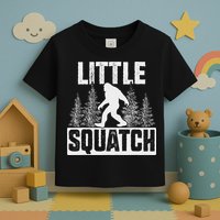 Squatchy Matching Family Bigfoot Little Squatch Toddler T-Shirt