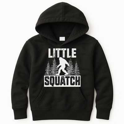 Squatchy Matching Family Bigfoot Little Squatch Kids Hoodie