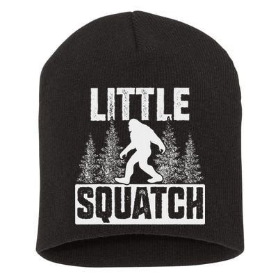 Squatchy Matching Family Bigfoot Little Squatch Short Acrylic Beanie