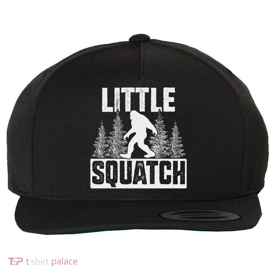 Squatchy Matching Family Bigfoot Little Squatch Wool Snapback Cap