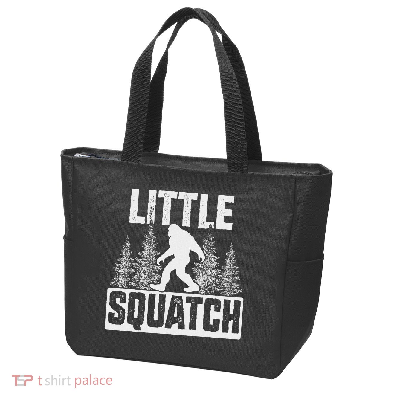 Squatchy Matching Family Bigfoot Little Squatch Zip Tote Bag