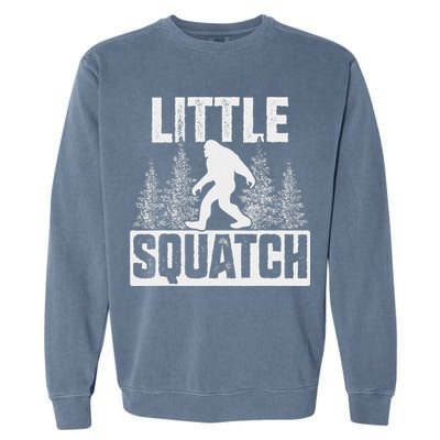 Squatchy Matching Family Bigfoot Little Squatch Garment-Dyed Sweatshirt