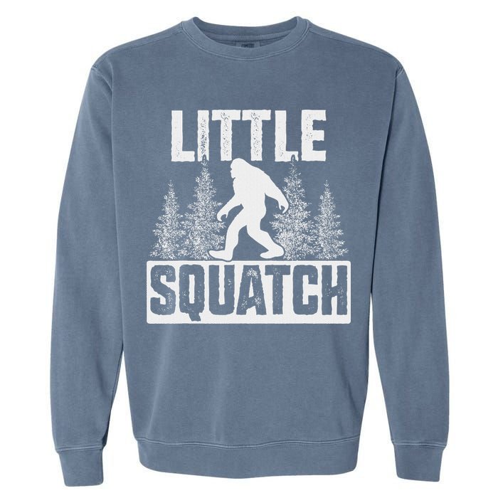 Squatchy Matching Family Bigfoot Little Squatch Garment-Dyed Sweatshirt