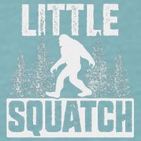 Squatchy Matching Family Bigfoot Little Squatch Sueded Cloud Jersey T-Shirt