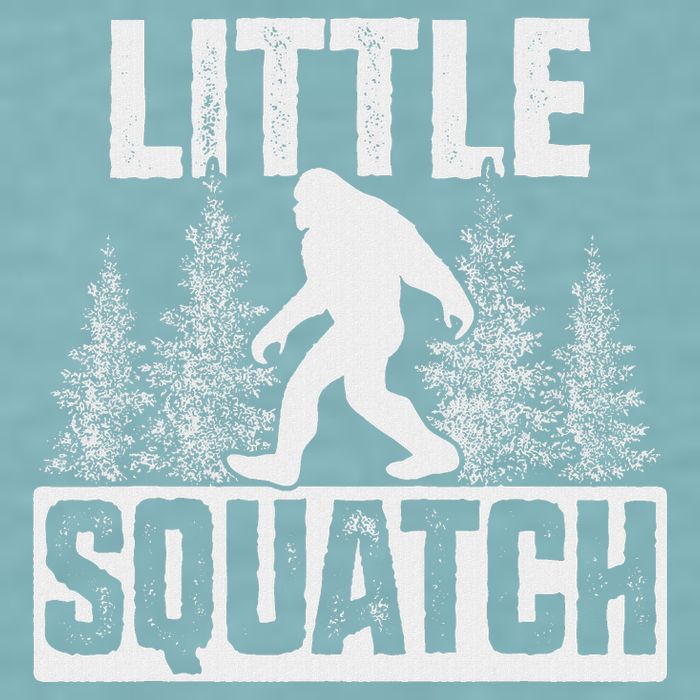 Squatchy Matching Family Bigfoot Little Squatch Sueded Cloud Jersey T-Shirt