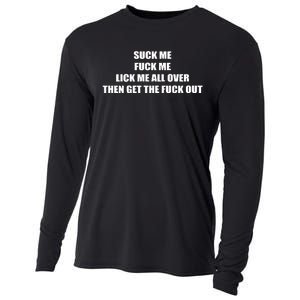 Suck Me Fuck Me Cooling Performance Long Sleeve Crew