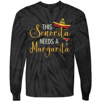 Senorita Margarita Fun Tie-Dye Long Sleeve Shirt