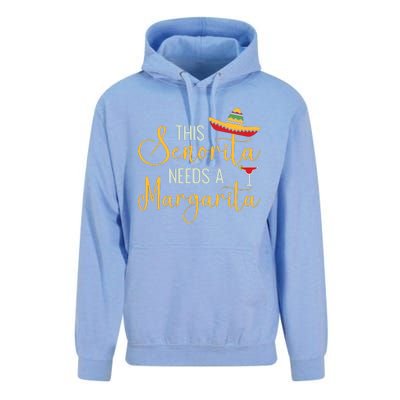 Senorita Margarita Fun Unisex Surf Hoodie