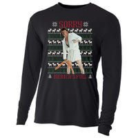 Sorry MericaS Full Funny Trump Ugly Christmas Cooling Performance Long Sleeve Crew