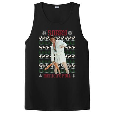 Sorry MericaS Full Funny Trump Ugly Christmas PosiCharge Competitor Tank