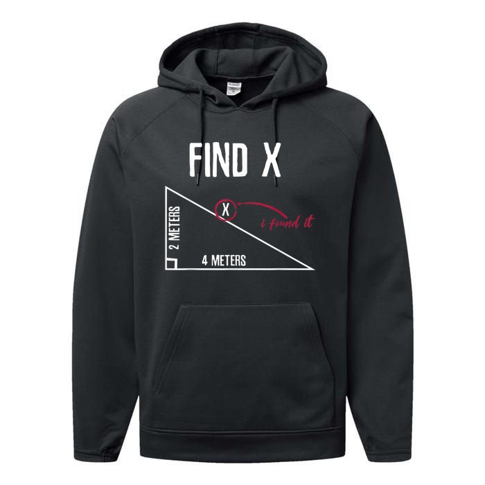 Sarcastic Math Found The 'X' Performance Fleece Hoodie