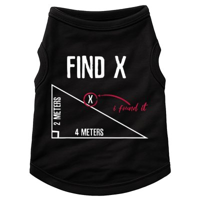 Sarcastic Math Found The 'X' Doggie Tank