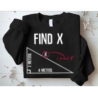 Sarcastic Math Found The 'X' Sweatshirt