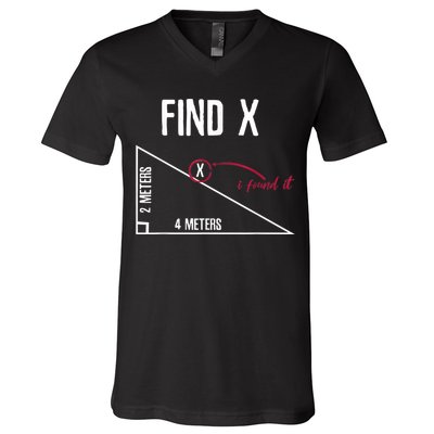 Sarcastic Math Found The 'X' V-Neck T-Shirt