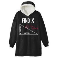 Sarcastic Math Found The 'X' Hooded Wearable Blanket